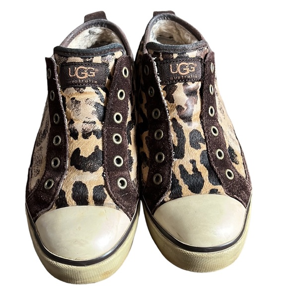Ugg leopard print slip on sneakers - Picture 6 of 11